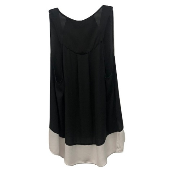 BCBGMaxAzria Sheer "Allison" Tank, Size M - Picture 2 of 2